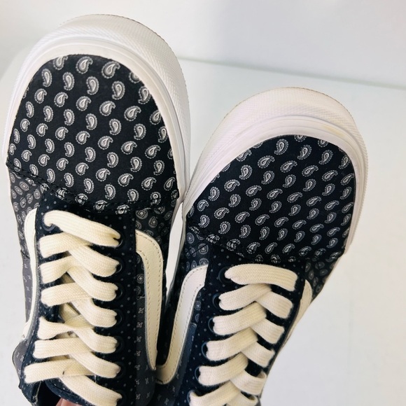 Vans Old Skool Tie Print Patchwork sneakers in black 8 - Picture 10 of 11